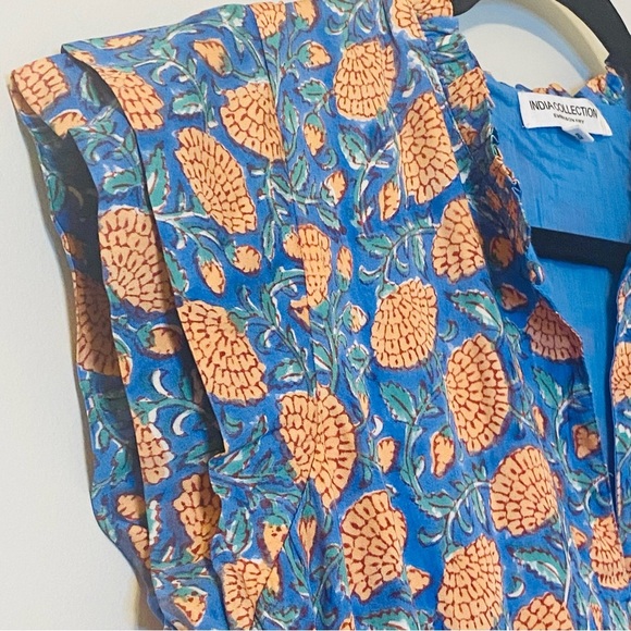 Emerson Fry India Collection Vibrant Floral Maxi Dress NWT - Picture 7 of 10